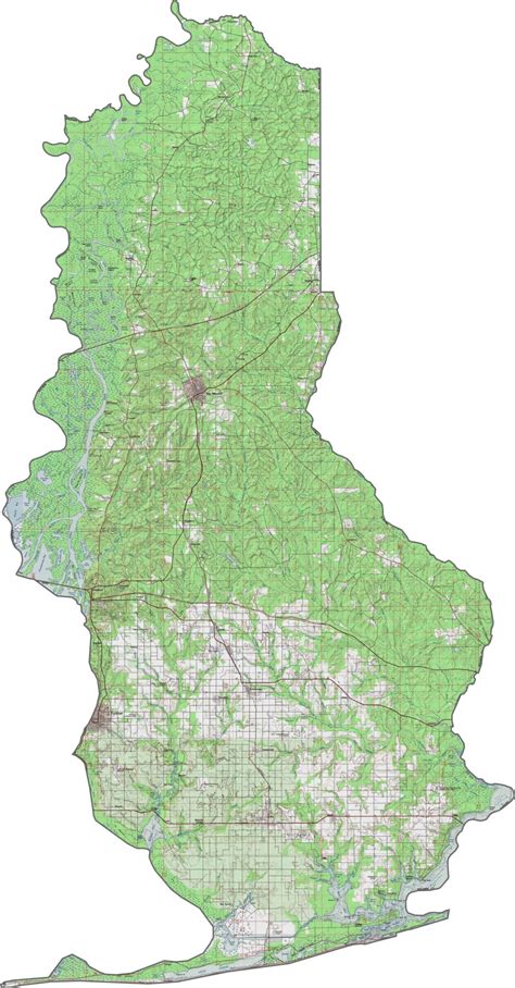 Baldwin County Map, Alabama - US County Maps