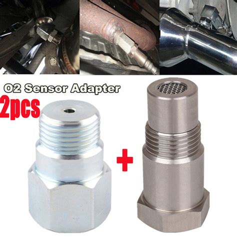 2pcs Universal O2 Sensor Spacer Adapter Isolator Extender O2 Oxygen ...