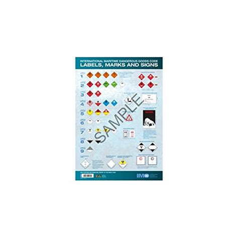 Buy IMO dangerous goods labels, marks and signs, 2015: wall chart Book ...