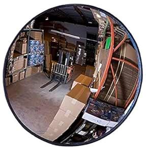 Vision Metalizers 18" Indoor Polycarbonate Convex Mirror, Security ...