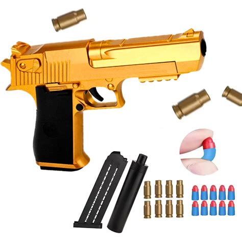 Buy Toy Shell Ejecting Soft Bullet with Ejecting Magazine - Toy Pistol ...