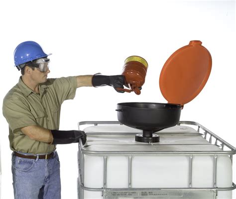 UltraTech 0656 Polyethylene Large Burp-Free Ultra-Drum Funnel, 22 OD x ...