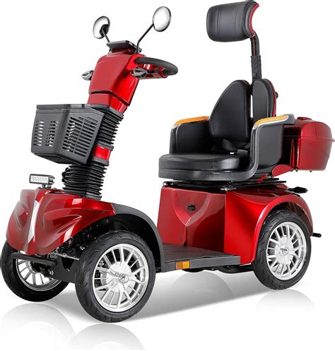 Amazon.com: All Terrain 4-Wheel Electric Powered Mobility Scooter for ...