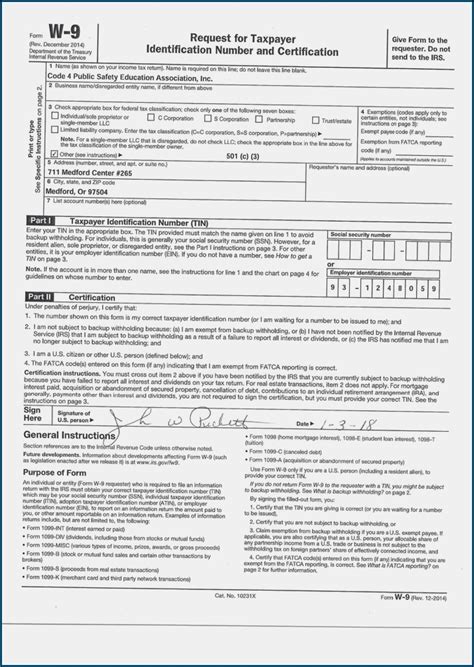 Image result for Free W9 Fillable Form
