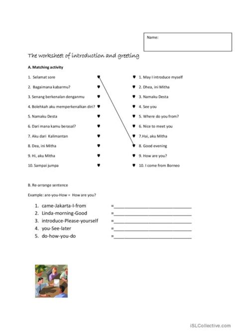 ESL Beginner Introduction Worksheets 的图像结果