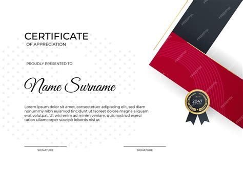 Modèle de certificat de réussite d'entreprise avec combinaison de ...