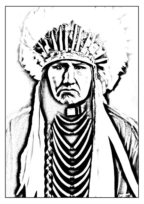 Free Printable Native American Coloring Pages at GetColorings.com ...