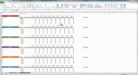 Image result for Training Matrix Format Excel