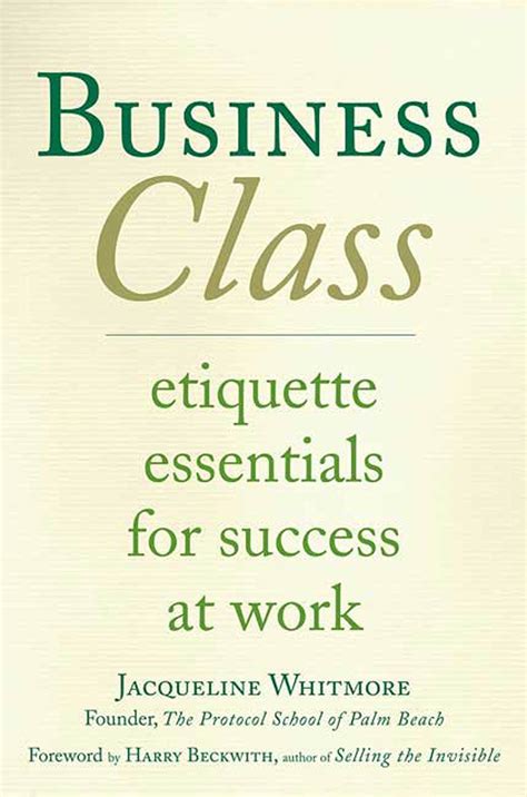 Business Class Etiquette Essentials For Success At Work | Desertcart INDIA