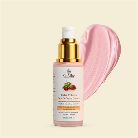 Tulsi-Vetiver Sun Defense Cream – GloVibe