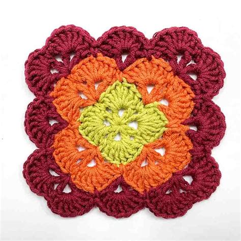 Image result for Shell Granny Square Pattern