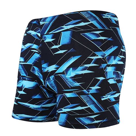 Quick Dry Men's Swimming Trunks Sport Underwear Drawstring Boxer Briefs ...