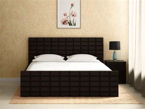 Godrej Interio Chocolate V2 Engineered Wood King Drawer Bed, 205.5 cm x ...