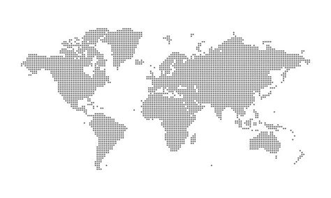 World Map Dots Vector 的图像结果