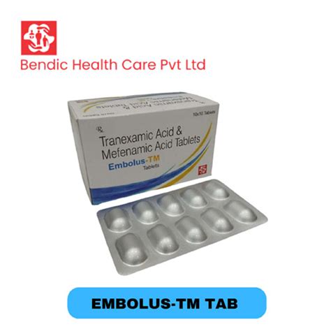 Embolus tm - Traneximic Acid & Mefenamic Acid Tablets - Bendic ...