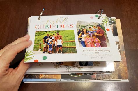 DIY Christmas Card Books - Kinda Sorta Simple