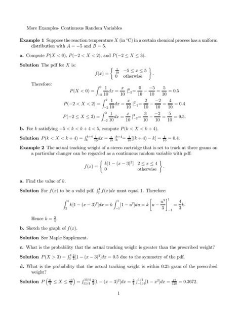 Image result for Five Example of Continuous Random Variable