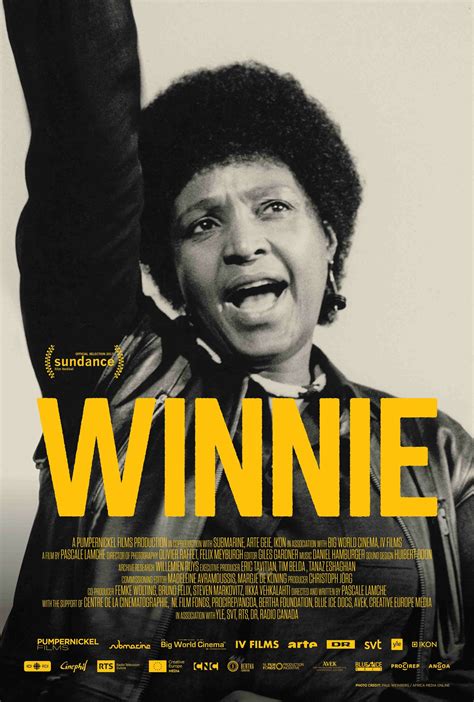Winnie Mandela Movie Poster Born Free Film Screening | NELSON MANDELA: