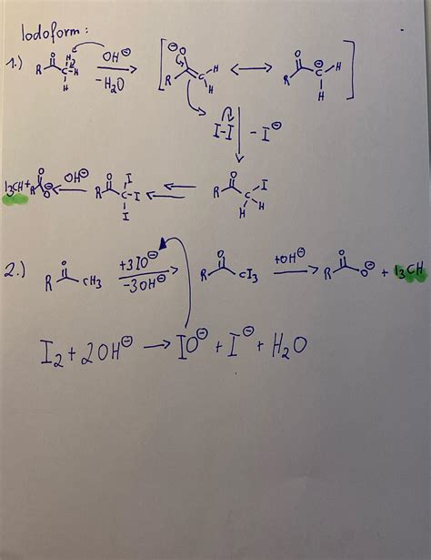 Very confused with the mechanism of the iodoform-reaction. Which one is the right mechanism or ...