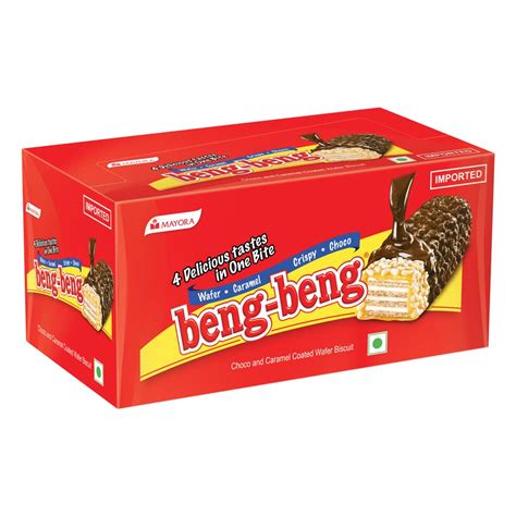 beng -beng - Chocolate Caramel Wafer Crispy Bar|4 Delicious Layers In 1 ...