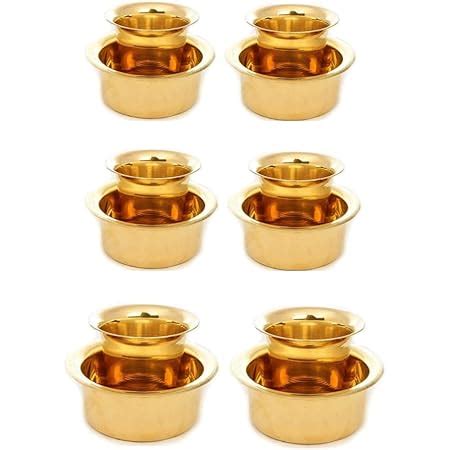 Buy PURI - Brass South Indian Coffee Filter with DABARA Set and 1 Small ...