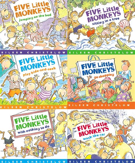 Five Little Monkeys 6 Book Set : Eileen Christelow: Amazon.co.uk: Books