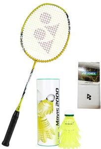 YONEX Combo of 9, 1 ARCSABER Light 10i Badminton Racquet, 1 Full Cover ...