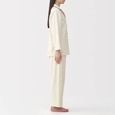 W's Side seamless flannel pajamas | MUJI