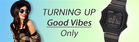 Casio Unisex-Adult Vintage B650WB-1BDF Black Digital Dial Black ...