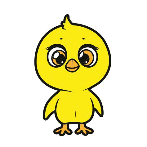 Premium Vector | Cute cartoon little baby chick color variation ...