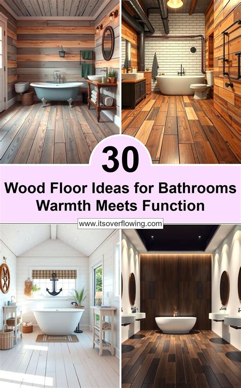 30 Wood Floor Ideas for Bathrooms: Warmth Meets Function in 2025 | Wood ...