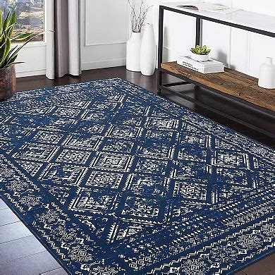 Garvee Machine Washable Non Slip Area Rug for Livingroom Soft Cotton ...