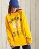 Buy Yellow Sweatshirt & Hoodies for Women by SUPERDRY Online | Ajio.com