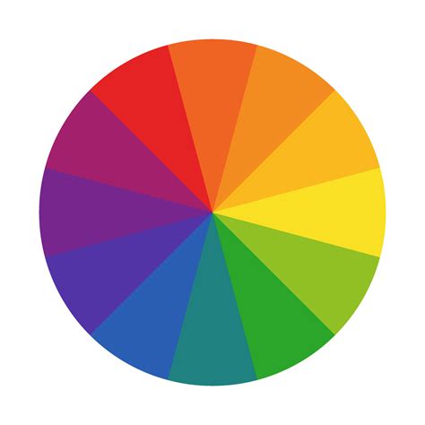 Twelve Part RGB Color Wheel Vector Illustration 35974737 Vector Art at ...