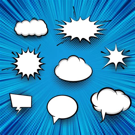 Comic Speech Bubble Vector Art, Icons, and Graphics for Free Download