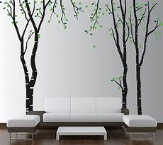 Tree Wall Decals by Large Wall Birch Tree Decal Forest Vinyl Sticker Tree Wall Decals