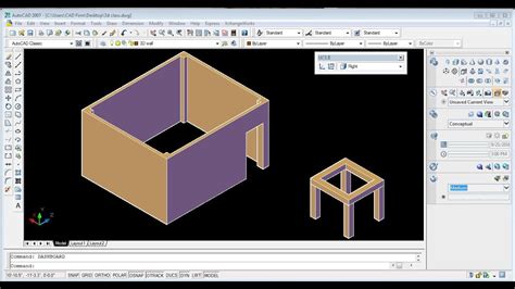 AutoCAD 2007 3D Tutorial 的图像结果
