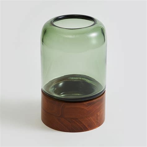 Buy Fern Living Glass Hurricane Candle Holder from Home Centre at just ...