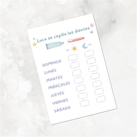 Spanish Brush My Teeth Chart, Poster Cepillarse Los Dientes Español ...