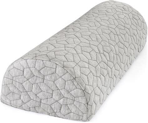 Amazon.com: Half Moon Bolster Pillow for Legs, Knees, Lower Back and ...