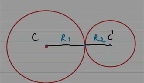 two circles having radii 7cm and 4cm touch each other internally. find ...