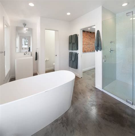 Polished Concrete Floor In Bathroom – Flooring Tips