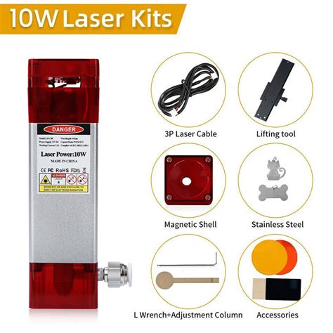 Buy LUNYEE 130W Laser Engraver Cutting Module True 20W 24V Optical ...