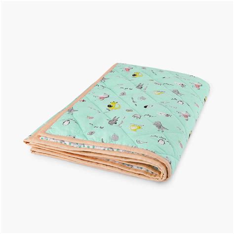 Buy PORTICO Little Peaches Cotton Printed Infant Quilt from Portico at ...