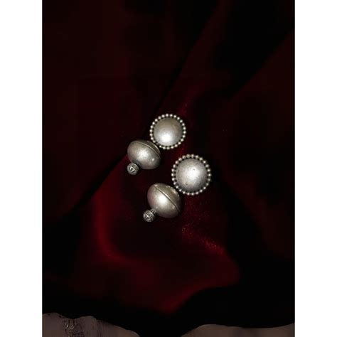 Buy Spring Soul Silva Sutra Silver Dangler Earrings Online