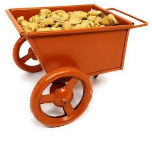 APEROL DESIGN Iron Shopping Cart Shape Platter Trolley for Kitchen ...