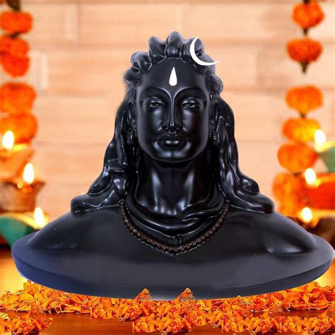 Buy CraftVatika Lord adiyogi Shiva Idol murti Statue for car Dashboard ...