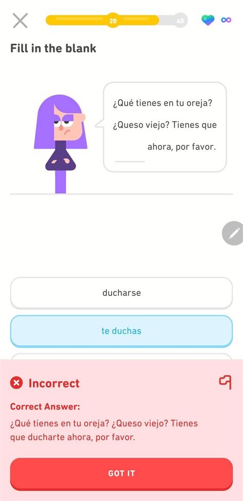 Why is it ducharte not te duchas in this sentence? : r/duolingospanish
