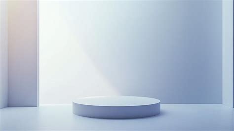 A white object on a table with a white table in the background ...