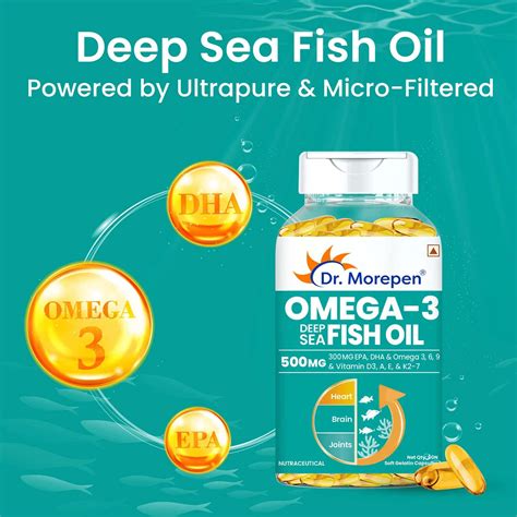 Buy DR. MOREPEN OMEGA 3 DEEP SEA FISH OIL 500MG FOR HEALTHY HEART ...